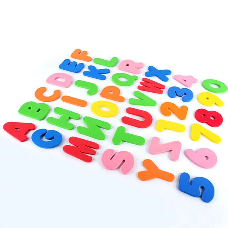 36x Foam Letters Numbers Floating Bathroom Bath tub Toys for Baby Kids Child Toy Wall Stickers Hot Sale On Stock