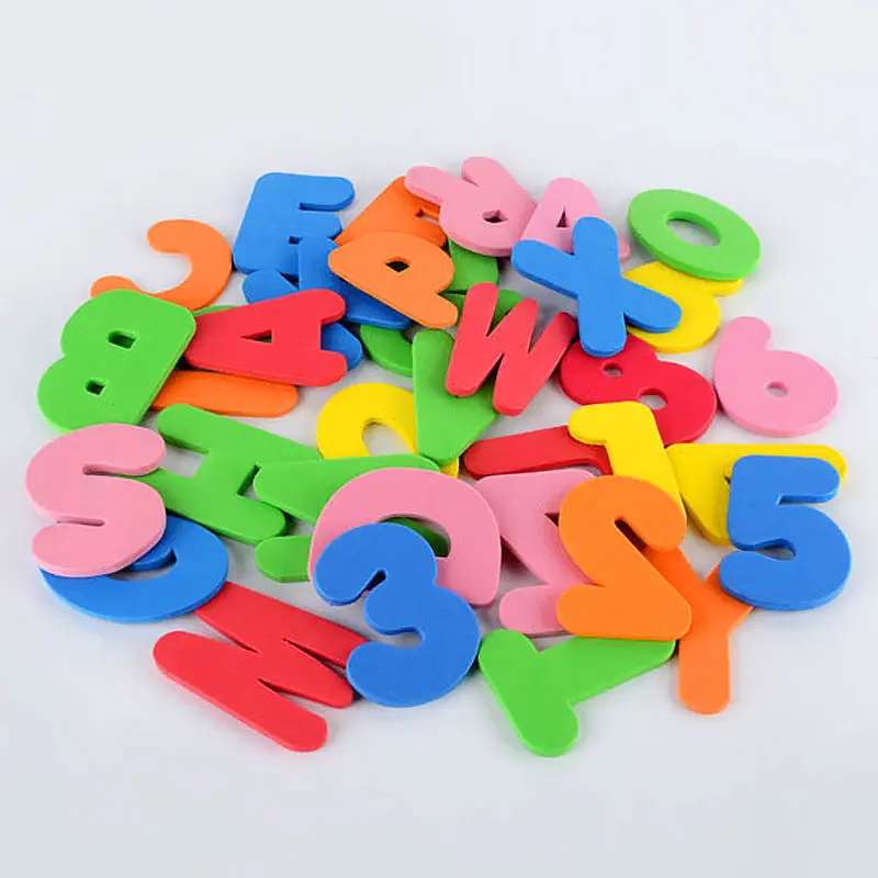 36x Foam Letters Numbers Floating Bathroom Bath tub Toys for Baby Kids Child Toy Wall Stickers Hot Sale On Stock