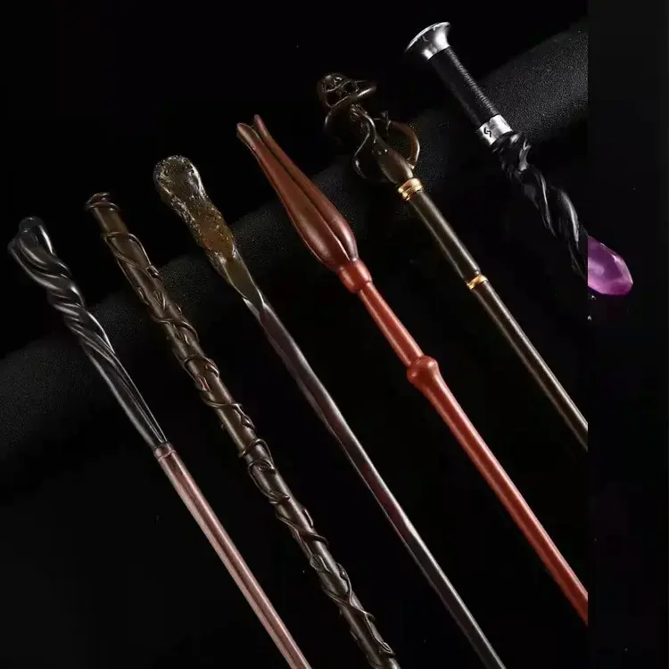 26 Kinds Cosplay Show Metal Core Magic Wand Children Decoration Toy Accessories For Kids Bacchetta Di Plastic Magic Stick