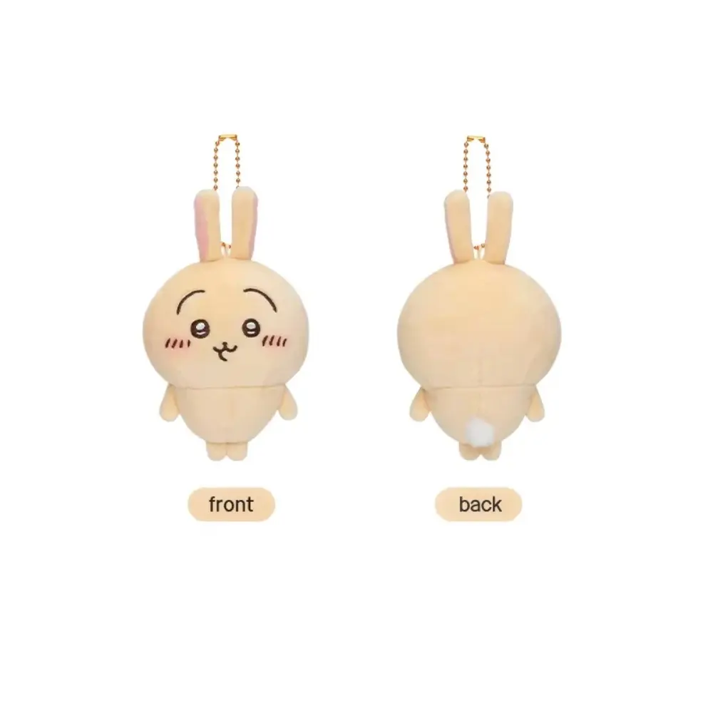 MINISO Plush Doll Keychain Usagi Hachiware Pendant Cute stuffed toy cartoon design Backpack Accessories Gifts for girls