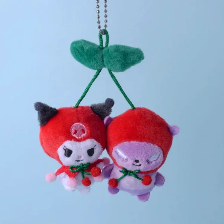 Sanrio Kawali Kuromi Hello Kitty My Melody Cinnamoroll Plushie Keychain Stuffed Doll Pillow Plush Toys for Kids gift