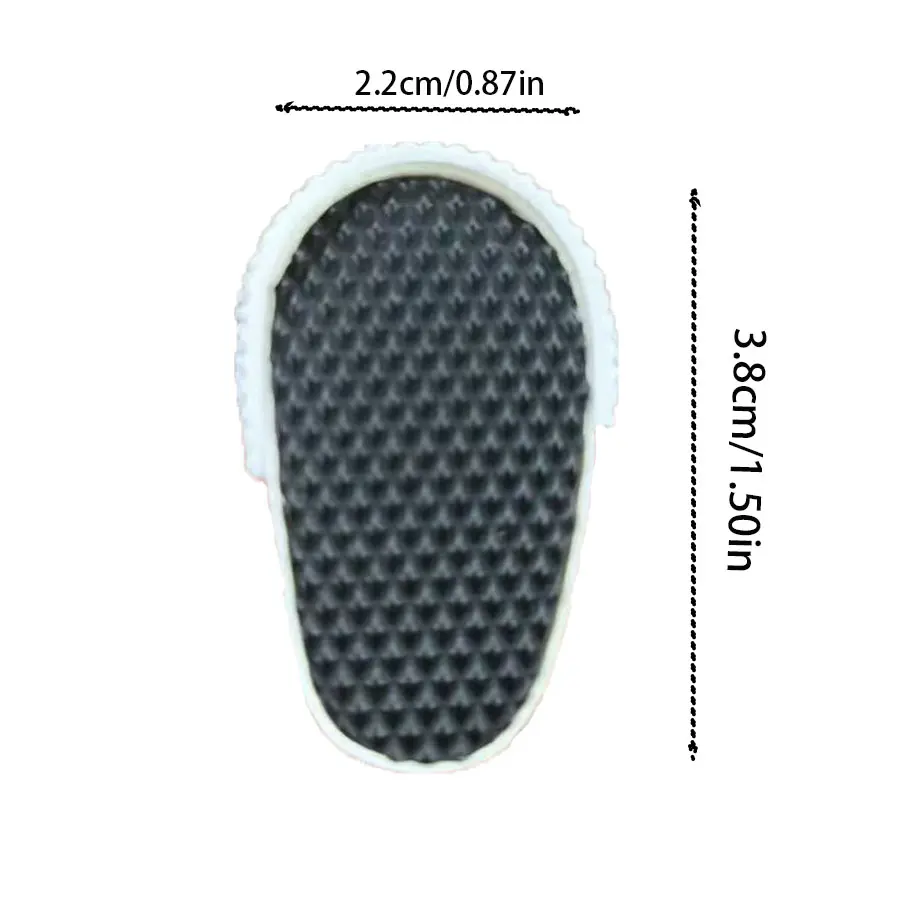 Doll Shoes Solid Color Pop Lace up Canvas Shoe PU Shoes For 17cm Labubu Doll Clothes Accessories,Girl's Toys Clothing Gift