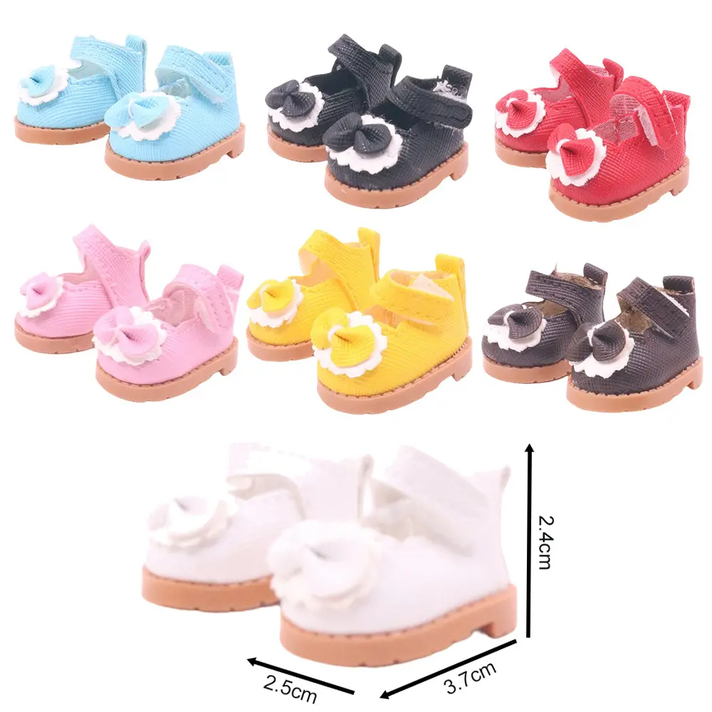 Doll Shoes Solid Color Pop Lace up Canvas Shoe PU Shoes For 17cm Labubu Doll Clothes Accessories,Girl's Toys Clothing Gift
