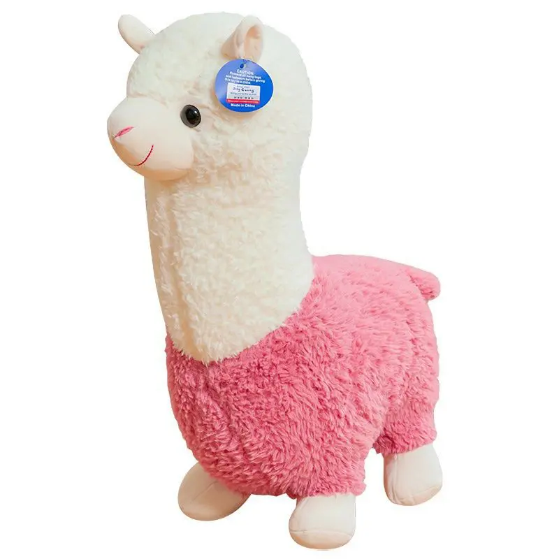 25cm New Alpaca Plush Toy 6 Colors Cute Animal Doll Soft Cotton stuffed doll Home office decor Kids girl Birthday Christmas Gift