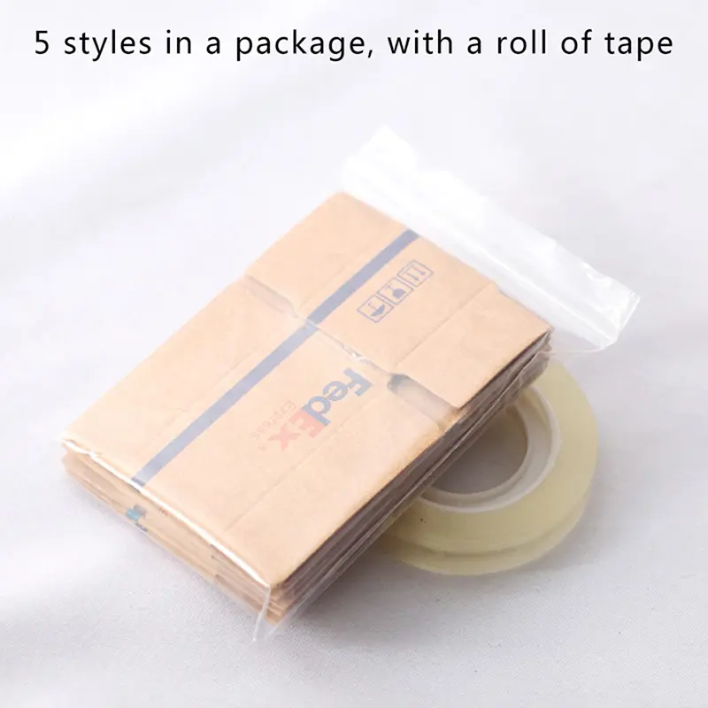 5Pcs Mini Carton Express Box Dollhouse Miniature Decor Toy Doll House Decor Furniture Accessories Mini Cardboard Boxes