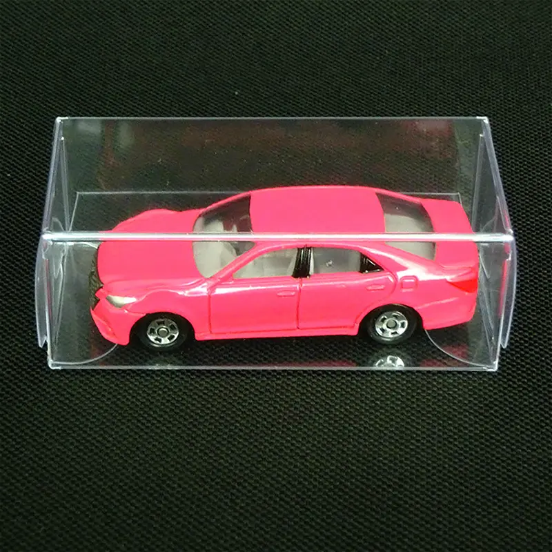20pcs PVC Clear 1:64 Toy Car Model Protector Box Dust Proof Display Protection Box Case Display Box 30*40*82mm