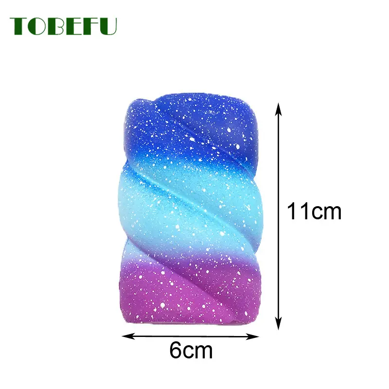 TOBEFU Cute Marshmallow Squishy PU Scented Antistress Squishes Slow Rising Toys for Kids Gift