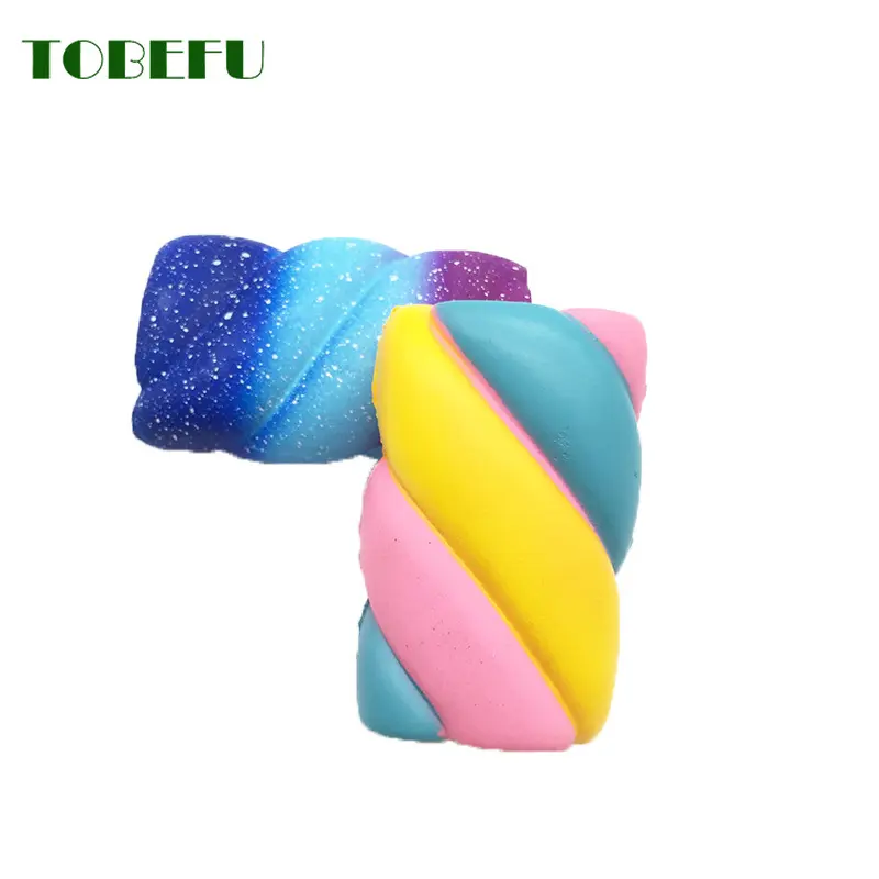 TOBEFU Cute Marshmallow Squishy PU Scented Antistress Squishes Slow Rising Toys for Kids Gift