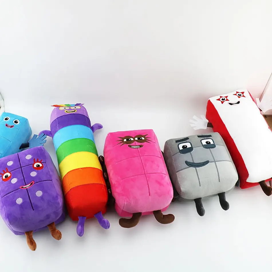 Cartoon Digital Movie Anime Stuffed Toy 14-30 Cm Early Childhood Education Digital Plush Doll Pillow Birthday Christmas Gift