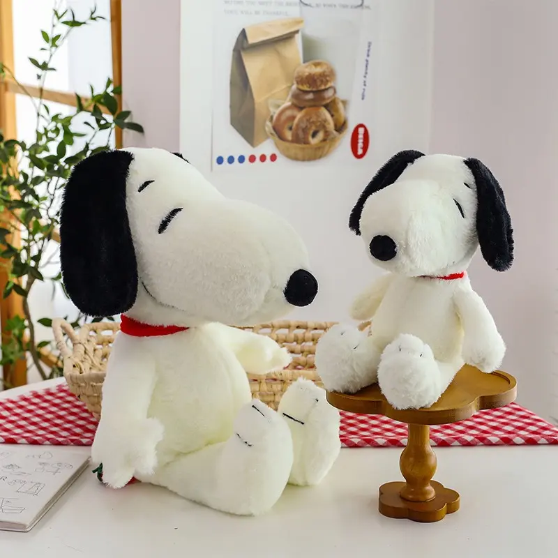 25/50/65/80cm Peanuts Snoopy plush soft toys Anime Comfortable Hug Plushies Birthday Gifts for Child Girl
