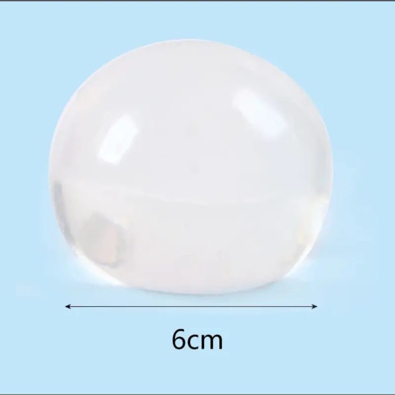 Clear Maltose Syrup Ball Slow Rebound Fidgeting Adult Kids Toys Stress Relief Stress Resistant Ball Squeeze Gift Reliever