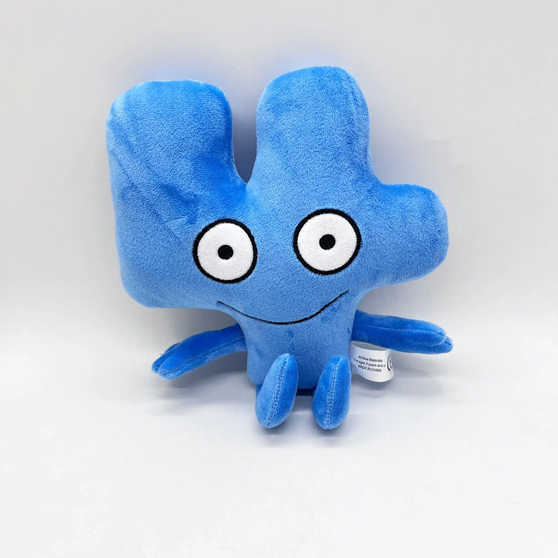 Bfdi Four Plush Toy Battle for Dream Island Stuffed Cute Cartoon Doll Game Character Sleeping Pillow Gift for Kid Child Birthday