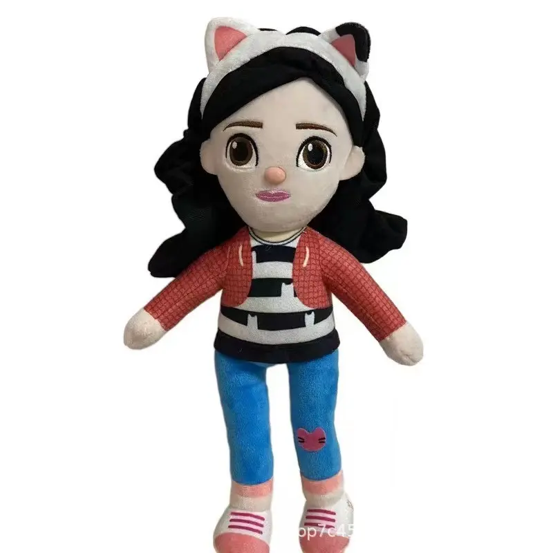 Hot Gabby Dollhouse Plush Toy Mercat Cartoon Stuffed Animals Smiling Cat Car Cat Hug Gaby Girl Dolls Kids Birthday Gifts