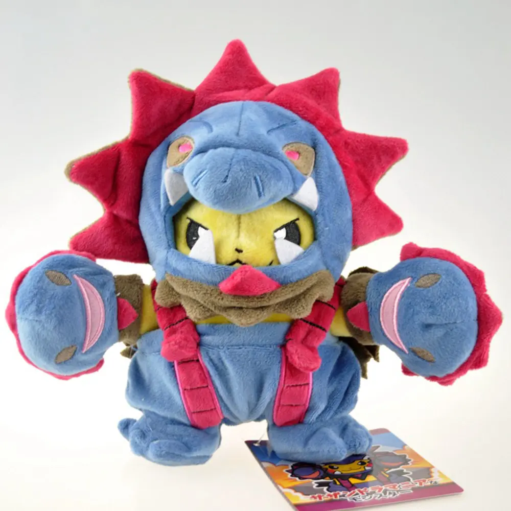 Cosplay Pikachu Pokemon Plush Eevee Charizard Snorlax Garchomp Tyranitar Hydreigon Ampharos Stuffed Doll Toy For Kid Miniso Gift