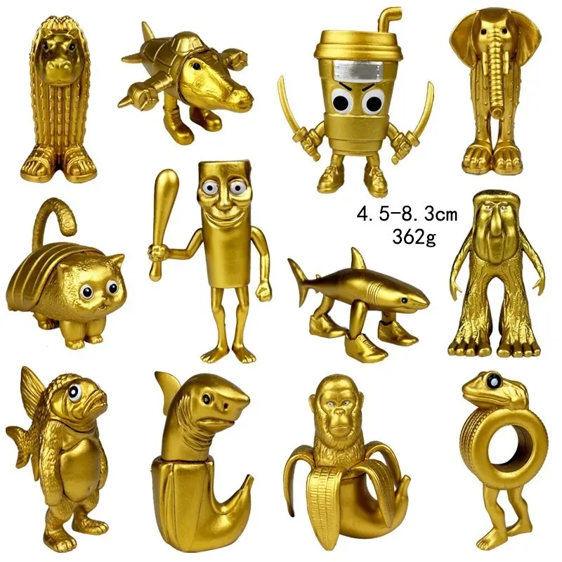 Italian Brainrot AI  Animals Tung Tung Tung Sahur Figure Tralalelo Tralala Figurine Doll Toy Desk Decoration Model Ornament Gift