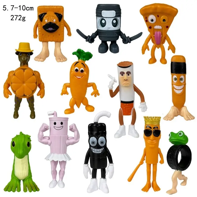 Italian Brainrot AI  Animals Tung Tung Tung Sahur Figure Tralalelo Tralala Figurine Doll Toy Desk Decoration Model Ornament Gift