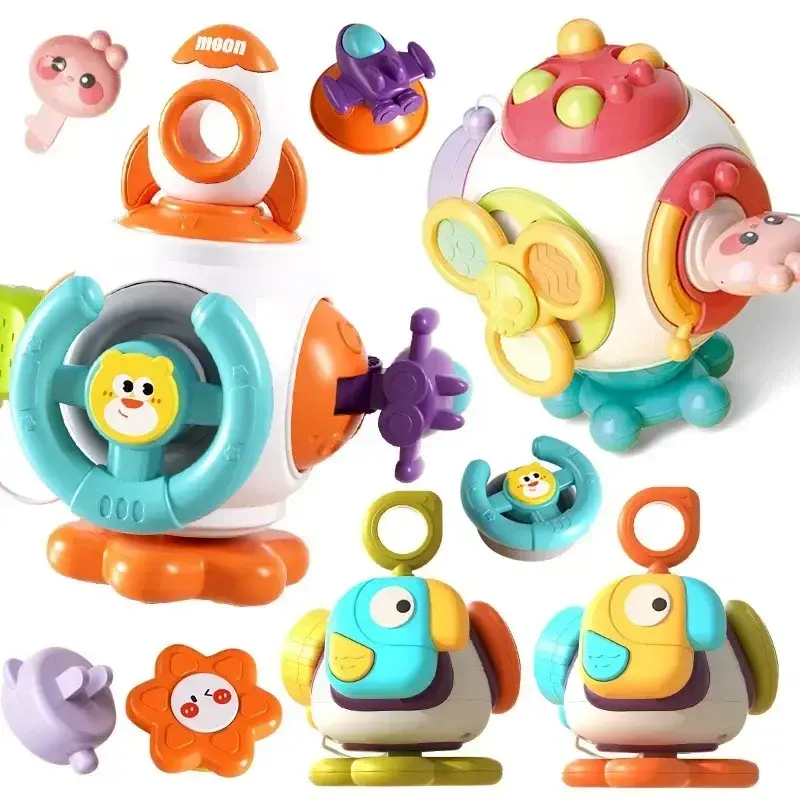 Infant Puzzle Early Education Toys Multifunctional Busy Ball for Montessori Baby Training Busy Hand Grasping Ball Baby Busy Ball