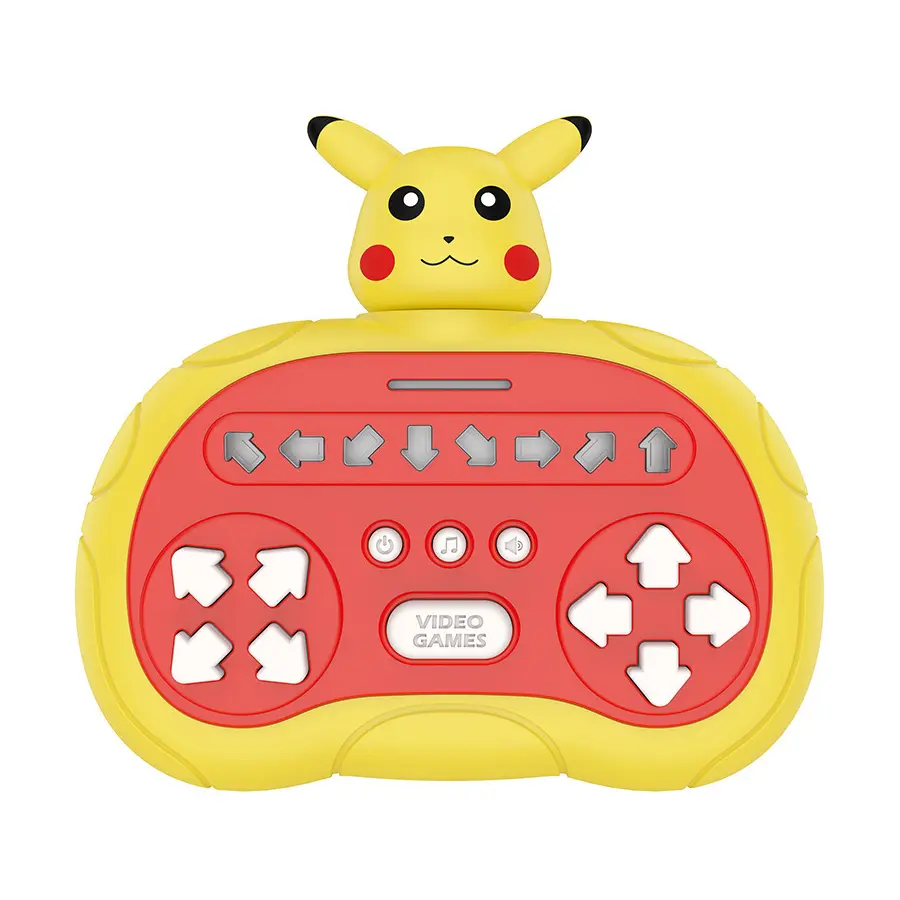 New Cheap Pikachu Quick Push Game Pop Up Fidget Bubble Electronic Pop it Pro Game Light AntiStress Toys For Adult Kids Gift 2025