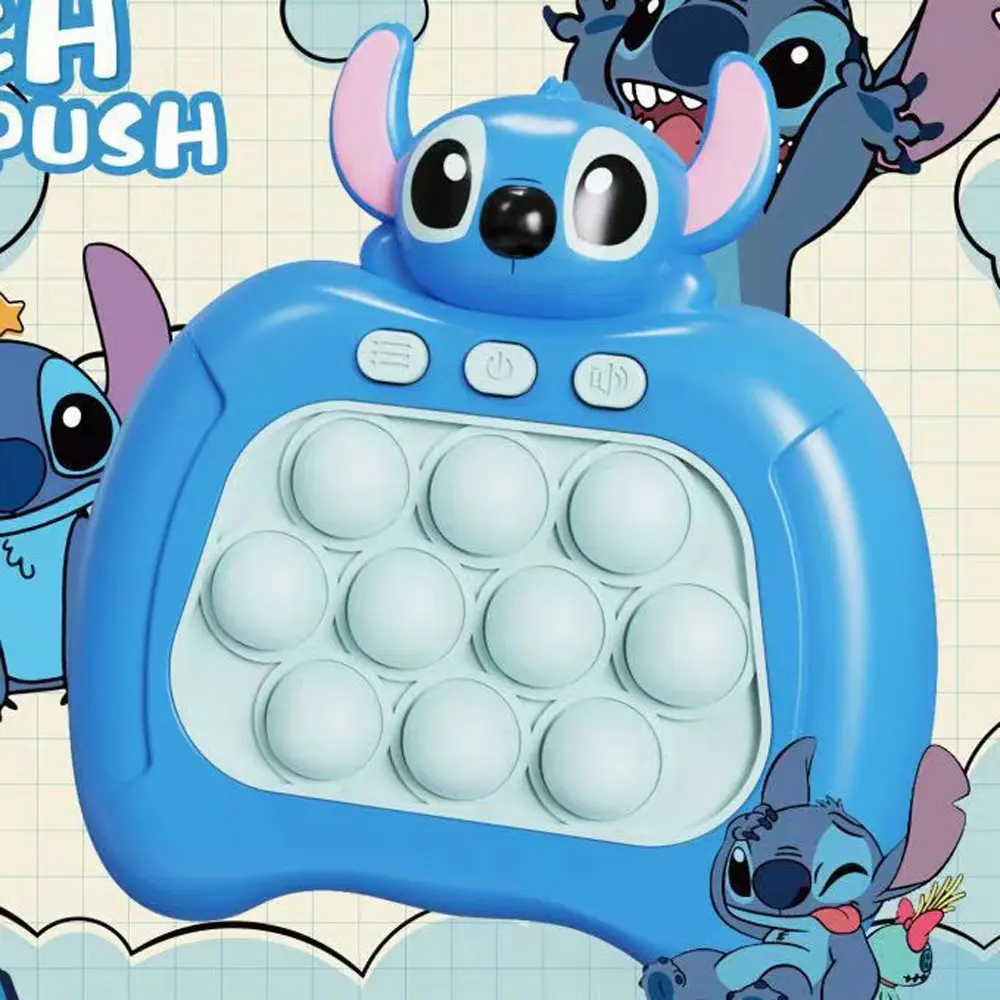 Sanrio Anime Toy Cinnamoroll Kuromi Cartoon Quick Push Game Console Puzzle Press Toy Kawaii Children's Birthday Gift