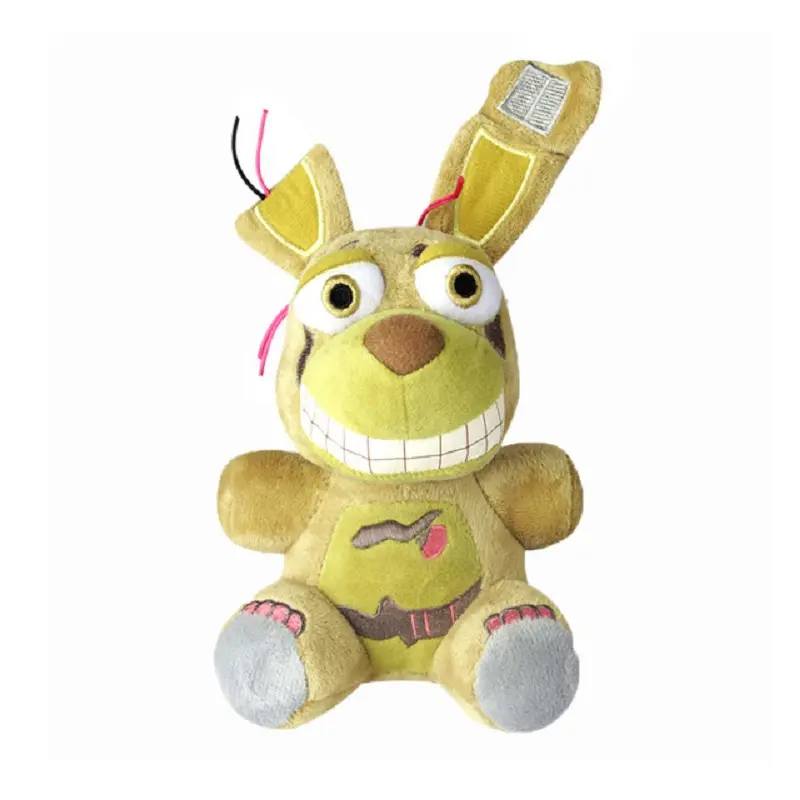 18cm FNAF Stuffed Plush Toys Freddy Fazbear Bear Foxy Rabbit Bonnie Chica Peluche Juguetes 5 Nights At Freddy Plushie Toys Gifts