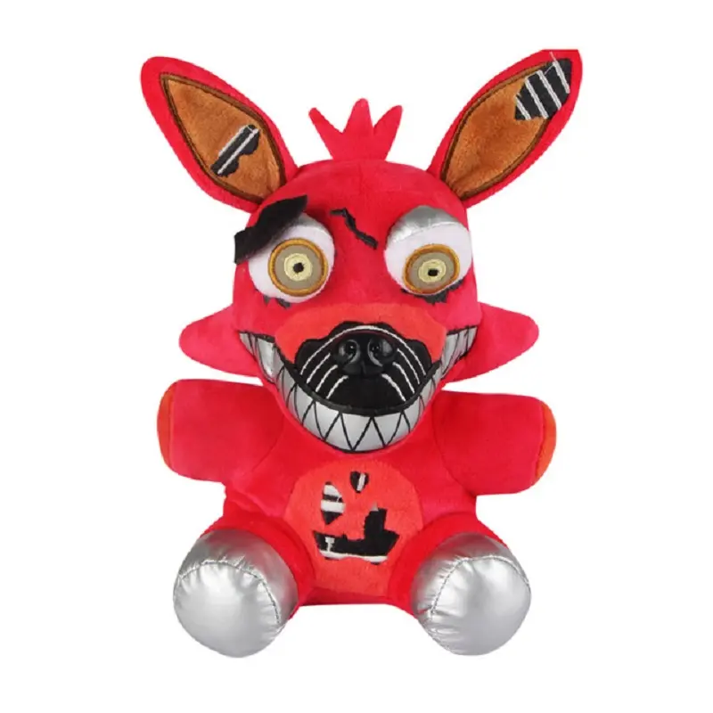 18cm FNAF Stuffed Plush Toys Freddy Fazbear Bear Foxy Rabbit Bonnie Chica Peluche Juguetes 5 Nights At Freddy Plushie Toys Gifts