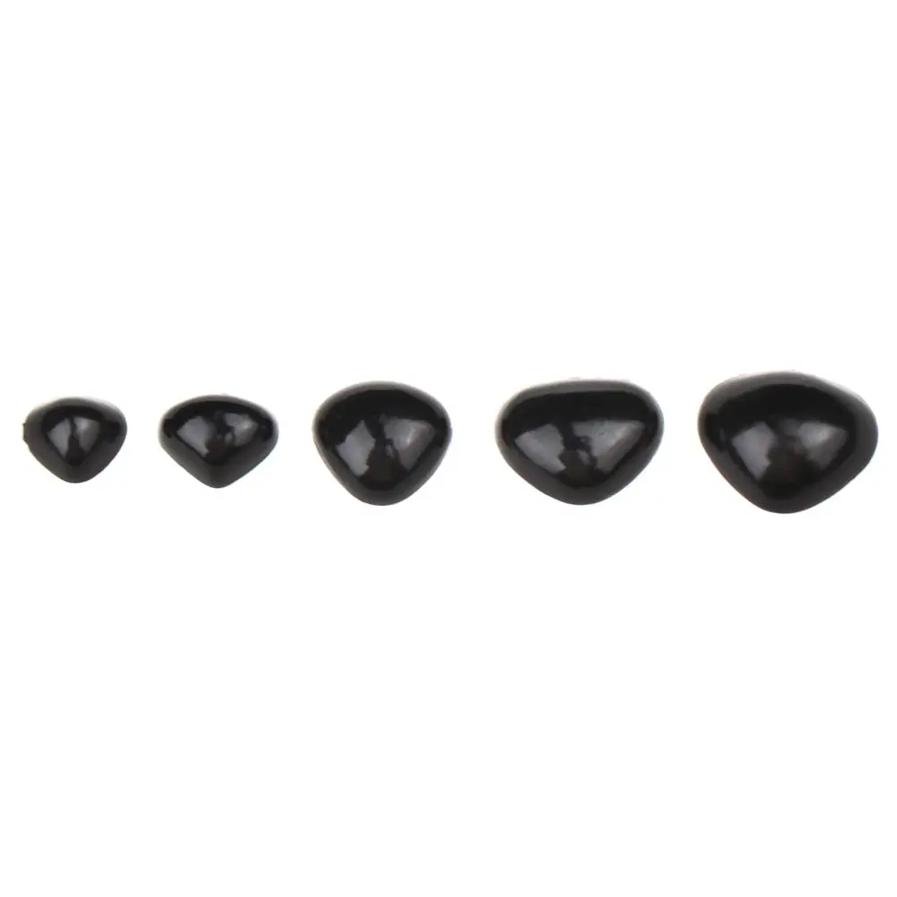 100Pcs Plastic Triangle Nose For Dolls Plush Animals Bear Buttons Safety Nose Parts For DIY Handmade Toys Craft Doll Accessories
