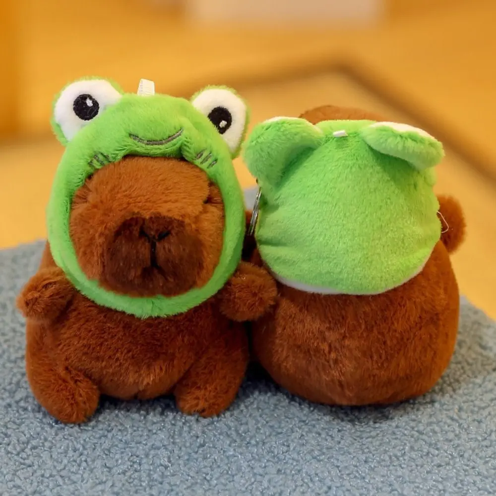 Multicolor Capibara Doll 10-13cm Plush Toy Stuffed Animals Capibara Gift Kawaii Knapsack Bag Pendant Accessories Birthday Gift
