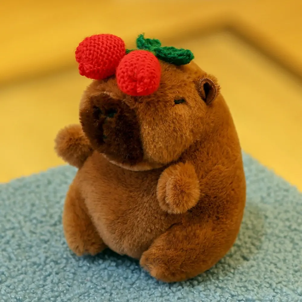 Multicolor Capibara Doll 10-13cm Plush Toy Stuffed Animals Capibara Gift Kawaii Knapsack Bag Pendant Accessories Birthday Gift
