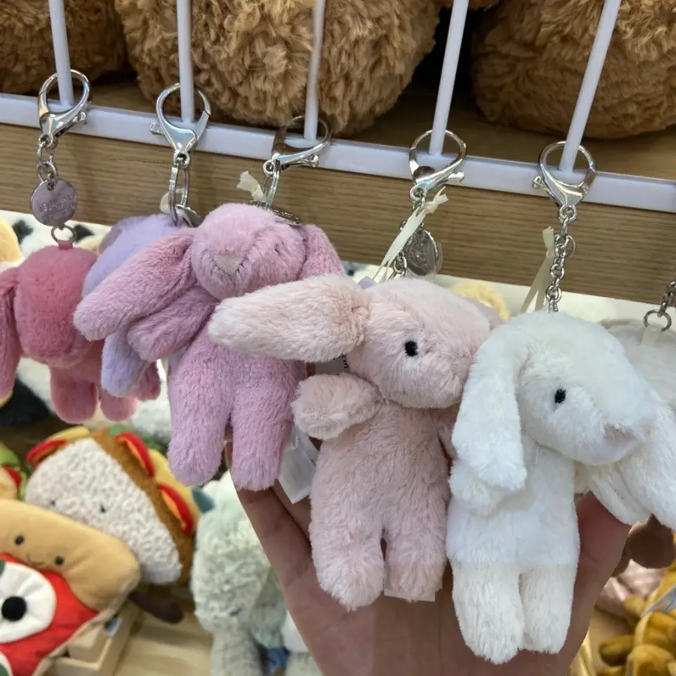 Jelly Cat Bonnie Rabbit Keychain Pendant Plush Toy Cloth Doll Children'S Doll Baby Pendant Birthday Gift Cute Special Offer
