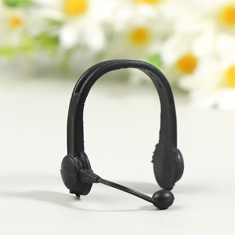 2Pcs 1:12 Dollhouse Miniature Earphone Headset Headphone Model Home Living Scene Decor Toy Doll House Accessories