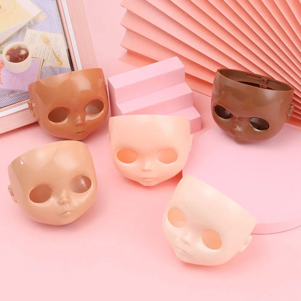 1Pcs 1/6 Blyth Doll Factory 30cm Plastic Blyth DIY Doll Faceplate With Backplate Change Makeup Faceplate Screw Toys Accessories
