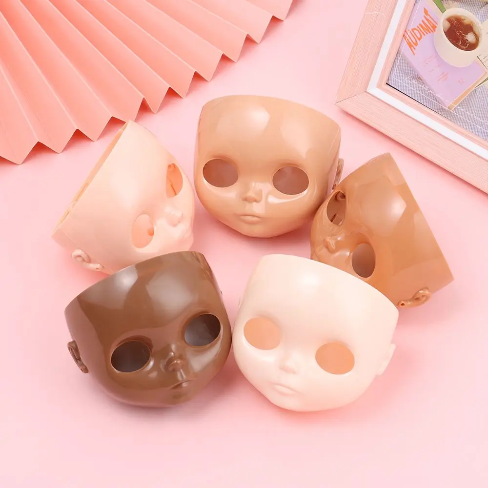 1Pcs 1/6 Blyth Doll Factory 30cm Plastic Blyth DIY Doll Faceplate With Backplate Change Makeup Faceplate Screw Toys Accessories
