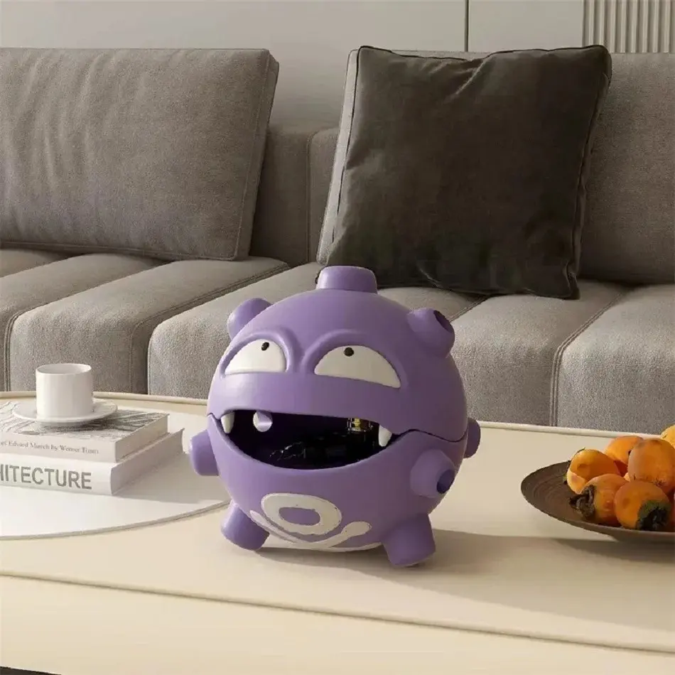Cartoon Pokemon Weezing Mosquito Coil Tray Anime Indoor Incense Holders Bedroom Figures Desktop Car Decoration Storage Toys