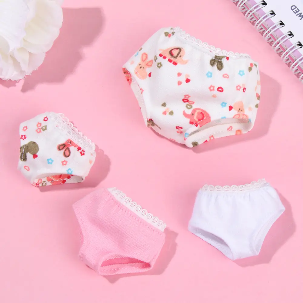 1PC Multi Size Doll's Briefs Underwear Suitable for 1/12 1/6 1/4 1/3 Doll DIY Dollhouse Clothes Accessories Toys Girl Gift