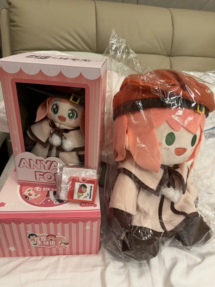 Anime Spy×Family Anya Movable Plush Doll Figure Cute Model Anime Peripheral Ornaments Collection Girl Birthday Gift Kids Toy