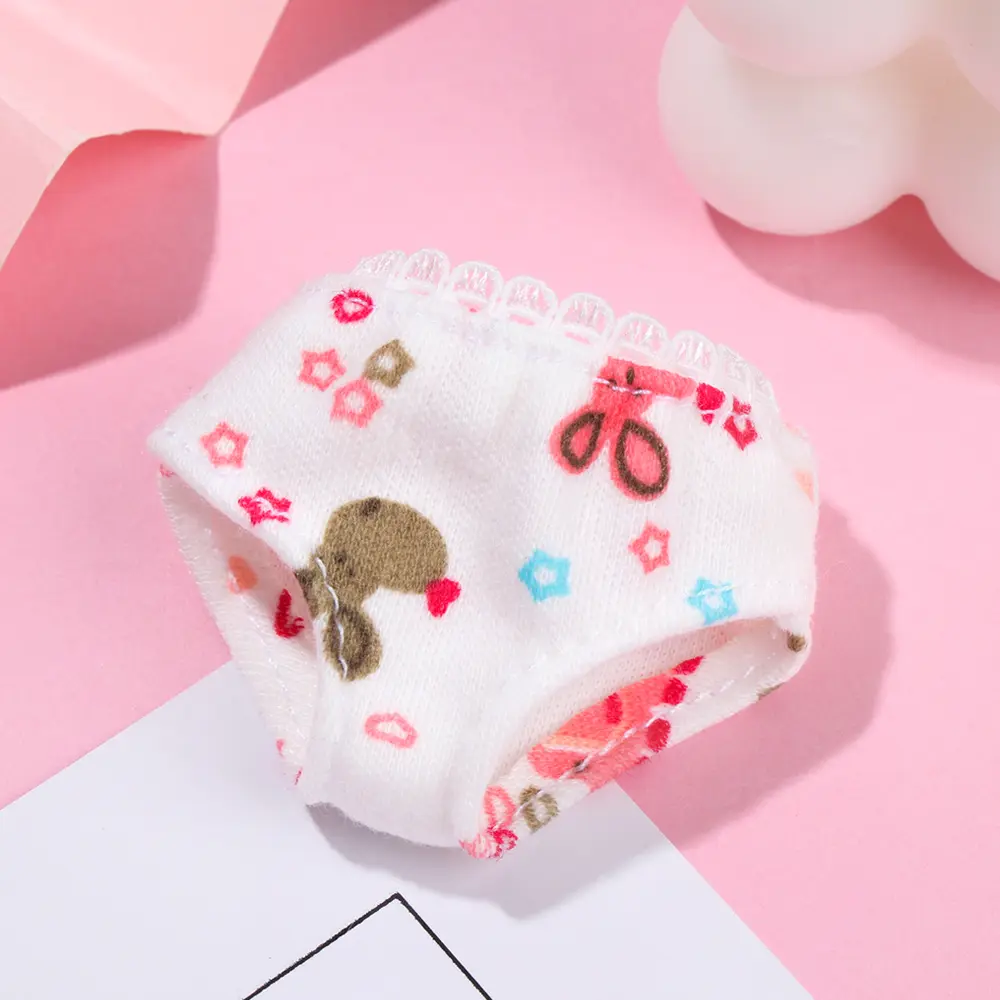 1PC Multi Size Doll's Briefs Underwear Suitable for 1/12 1/6 1/4 1/3 Doll DIY Dollhouse Clothes Accessories Toys Girl Gift