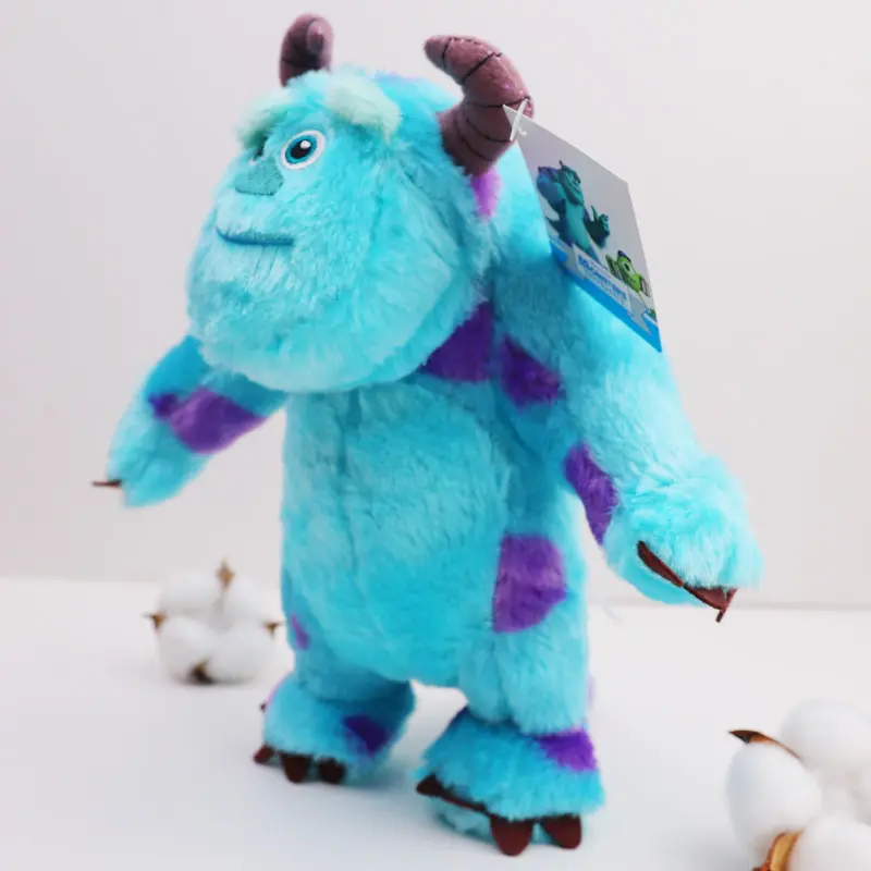23cm Sulley Disney Monsters Inc Kawaii Plush Toys Pixar Stuffed Animals Dolls For Children 10 Years Old Baby Room Decoration New