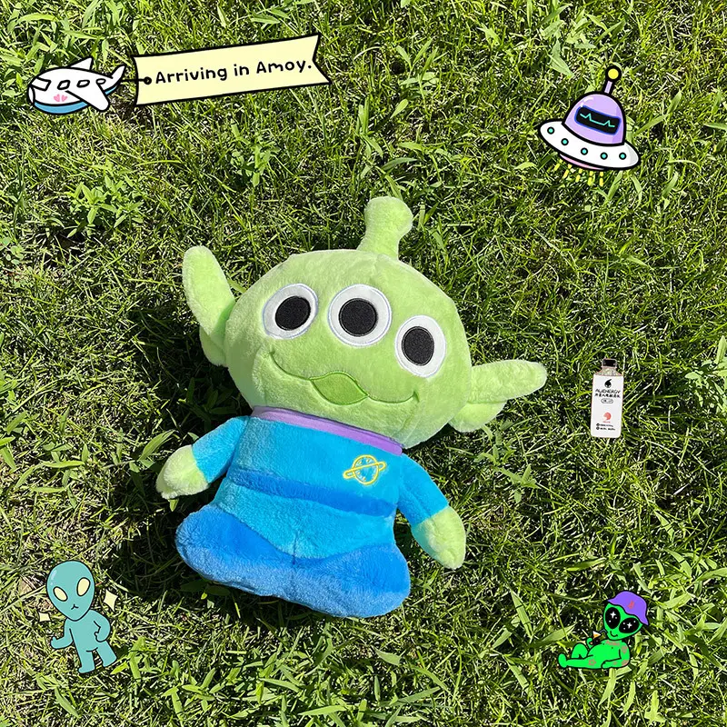 20cm Disney Toy Story Alien Plush Toys Kawaii Three-eyed Monster Plush Doll Cartoon Alien Stuffed Pillow Birthday Gift For Boyst