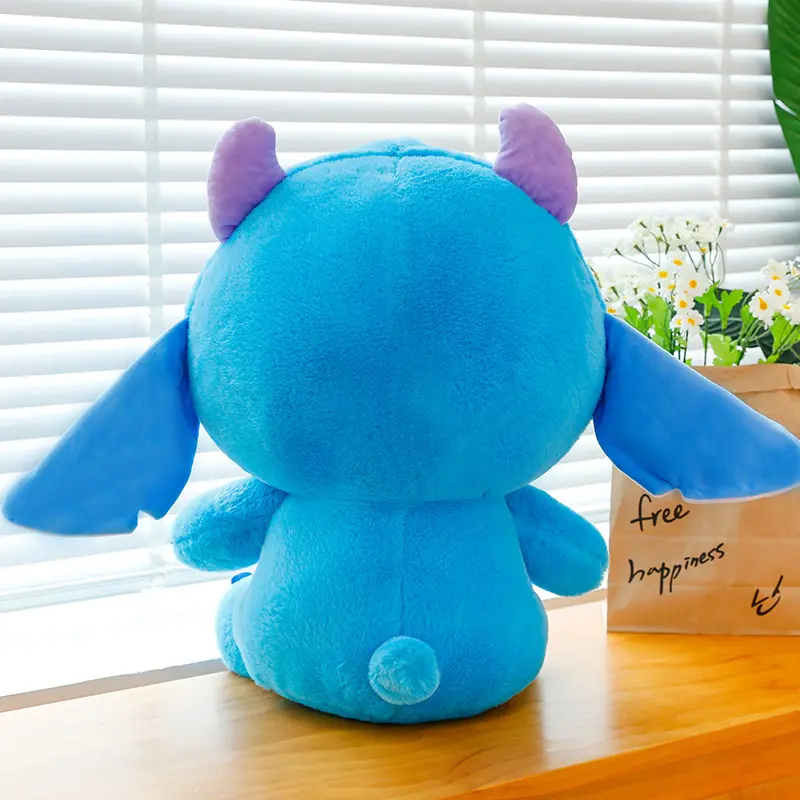 Big Size 55cm Cartoon Plush Toy Dolls Stitch Sullivan Doll Blue Stitch Kids Christmas Pillow Doll Baby Cloth Doll Ornament Gift