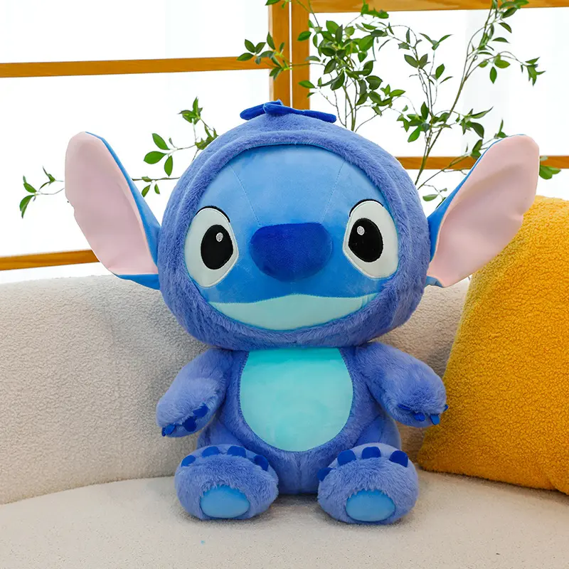 Big Size 55cm Cartoon Plush Toy Dolls Stitch Sullivan Doll Blue Stitch Kids Christmas Pillow Doll Baby Cloth Doll Ornament Gift