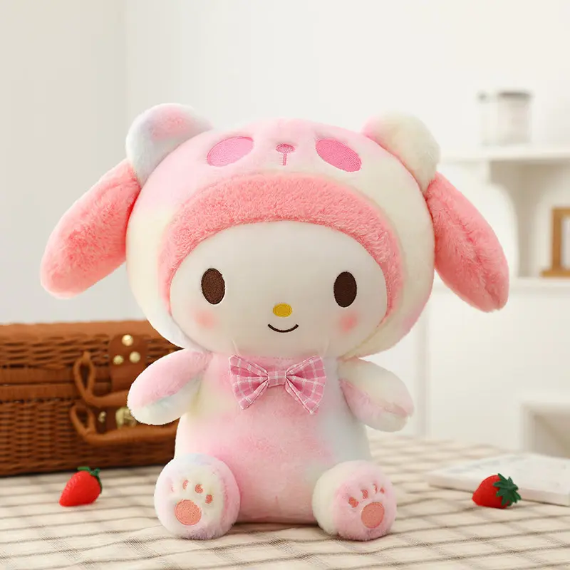 25/40Cm Sanrio Anime Toys Kawaii Kuromi Mymelody Cinnamorol Plush Soft Stuffed Animals Dolls Plushie Children's Gift Decor