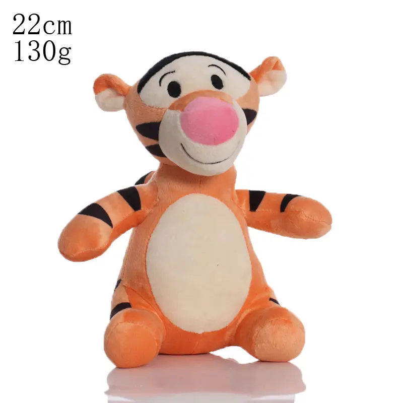 20cm Disney Winnie the Pooh Piglet Plush Toys Kawaii Anime Eeyore Plush Doll Cartoon Tigger Stuffed Doll Birthday Gift For Girls
