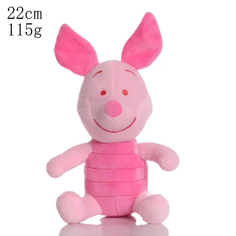 20cm Disney Winnie the Pooh Piglet Plush Toys Kawaii Anime Eeyore Plush Doll Cartoon Tigger Stuffed Doll Birthday Gift For Girls