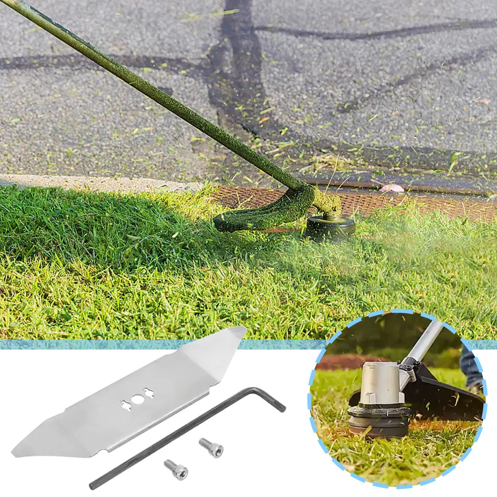 Stainless Steel Garden Lawn Mower Accessories with Hex Wrench Professional Lawn Mower Blade Knife for Robomow RX 1-5Set