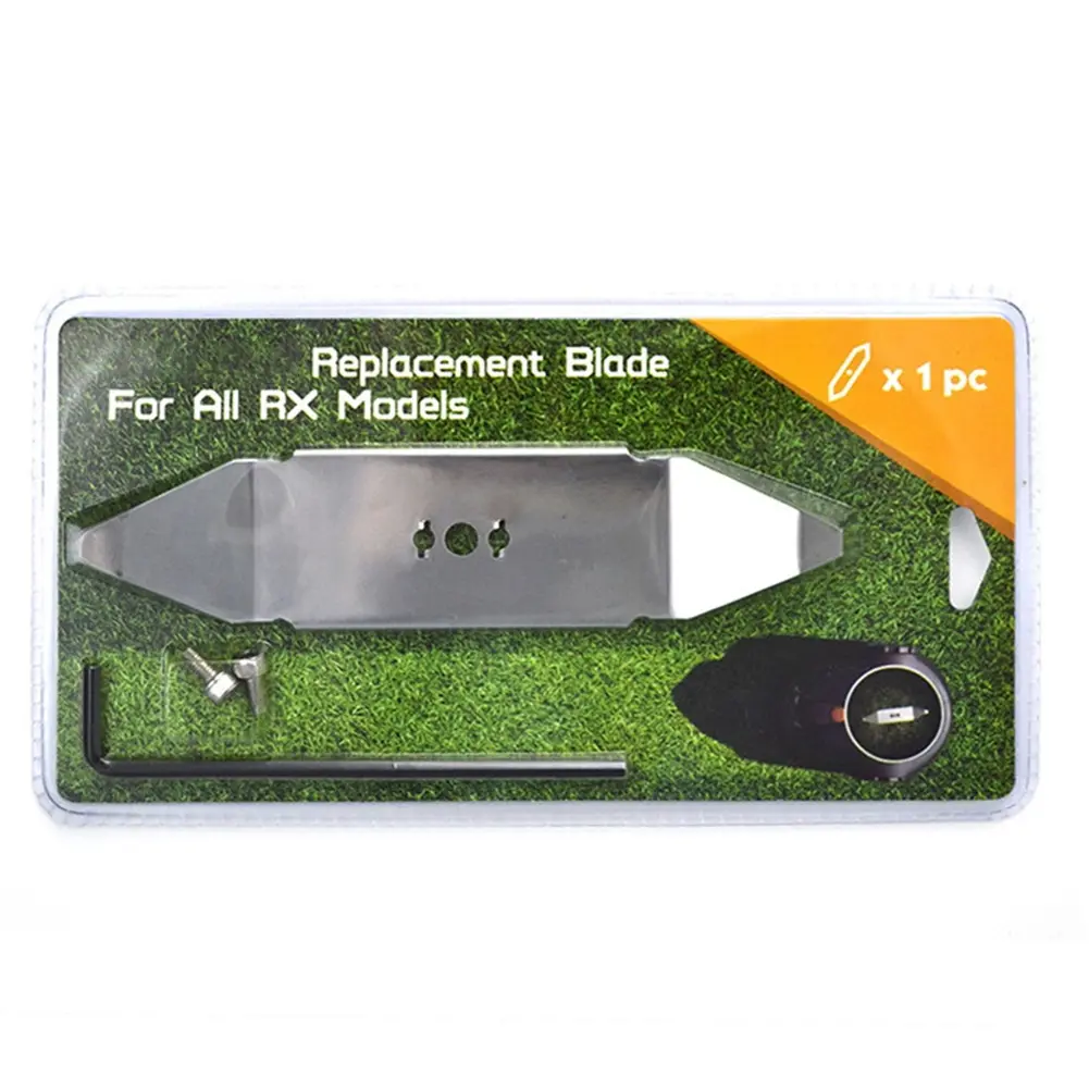 Stainless Steel Garden Lawn Mower Accessories with Hex Wrench Professional Lawn Mower Blade Knife for Robomow RX 1-5Set