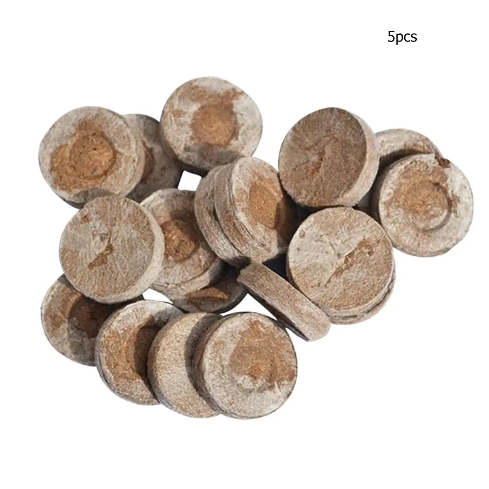 50-200PCS 30mm Non-Woven Seeds Blocks Jiffy Peat Pellets Seedling Soil Block Starting Plugs Seeds Starter Pallet for Garden