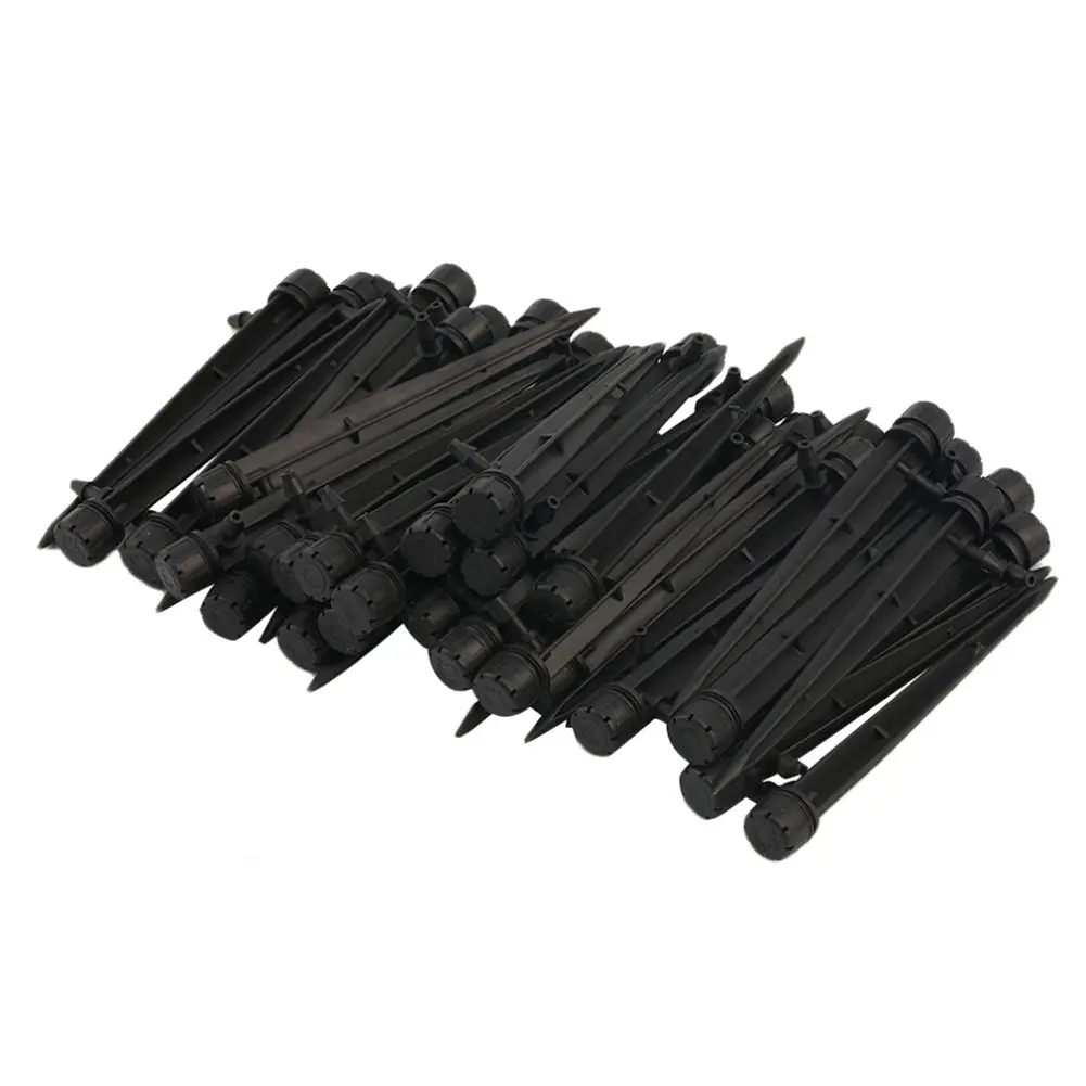 100-200PCS Micro Bubbler Drip Irrigation Adjustable Emitters Stake Water Dripper Farmland Watering connect to 4/7 mm Hose Parts