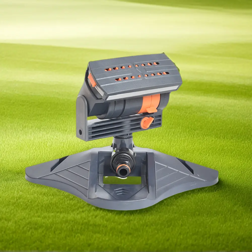 Large Coverage Lawn Sprinkler Adjustable Irrigation Watering System 16 Holes Plants Water Sprayer for Outdoor Yard Garden