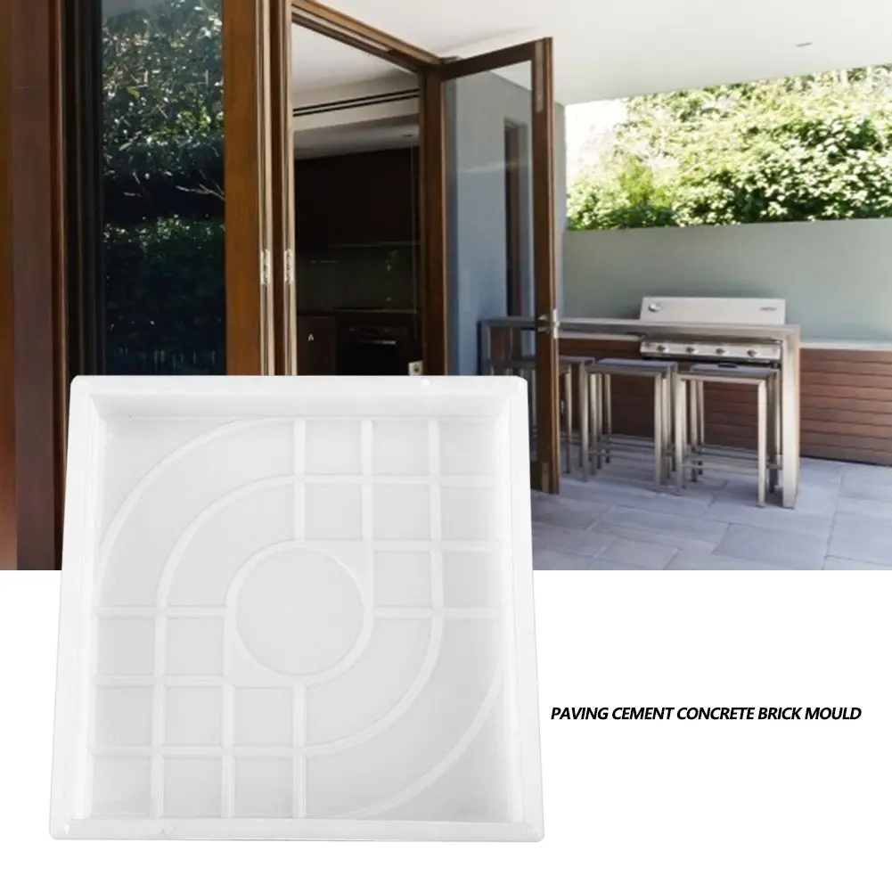 2-4PCS DIY Paving Brick Mould Walk Maker Reusable Concrete Path Maker Mold Stepping Stone Paver Tools For Lawn Patio Yard Garden