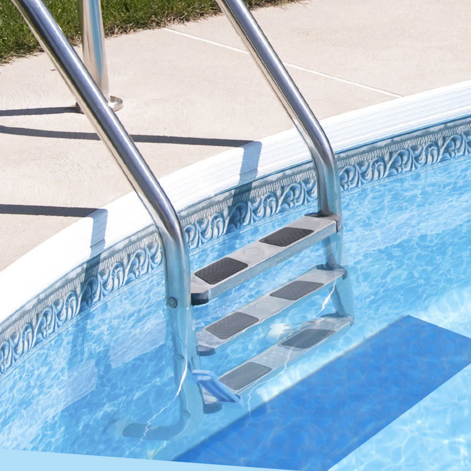 Swimming Pool Ladder Mat Wear-resistant Pool Step Protection Cushion Swimming Pool Safety Liner for Above Ground Swimming Pools
